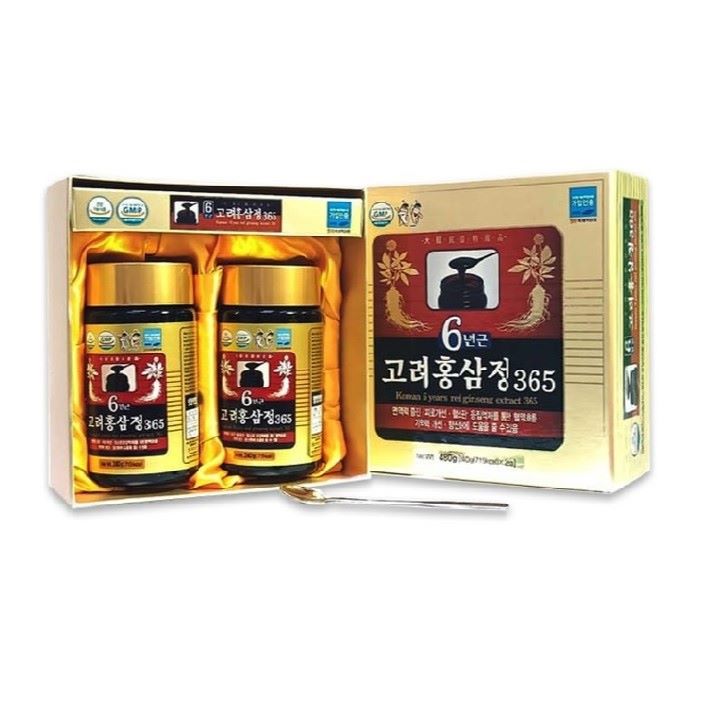 Cao hồng sâm 365 Hàn Quốc 480g 2 lọ 240g